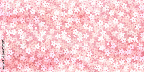 桜　和紙　春　背景