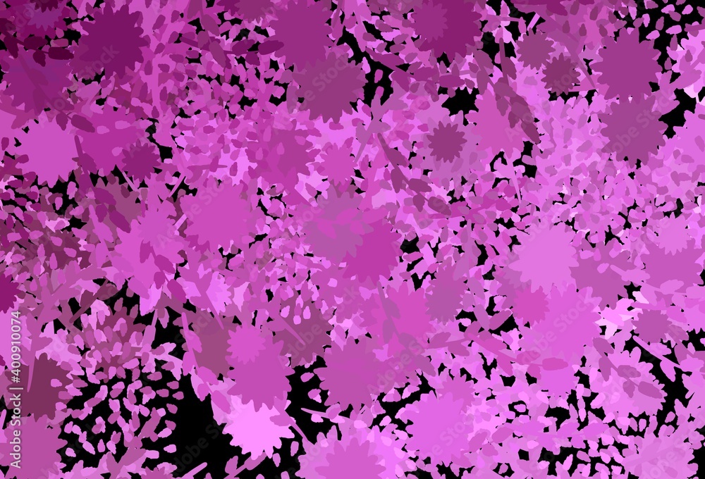 Light Pink vector pattern with random forms. Light Pink vector pattern with random forms.