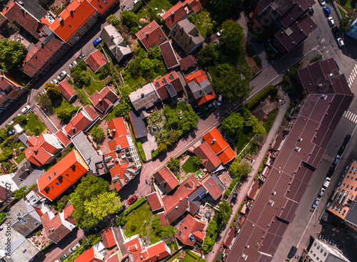 Oslo, Norway - Neighborhood, Grünerløkka and surrounding area -  Aerial/Drone Views photo