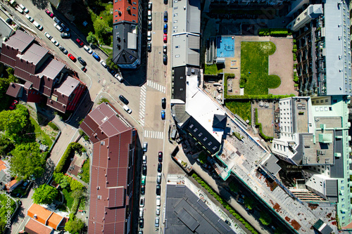 Oslo  Norway - Neighborhood  Gr  nerl  kka and surrounding area -  Aerial Drone Views