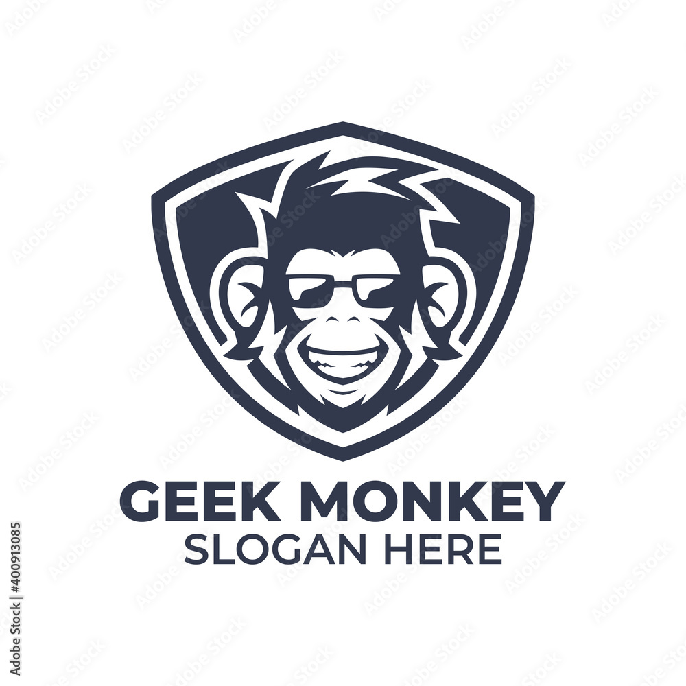 Geek Monkey Logo Templates