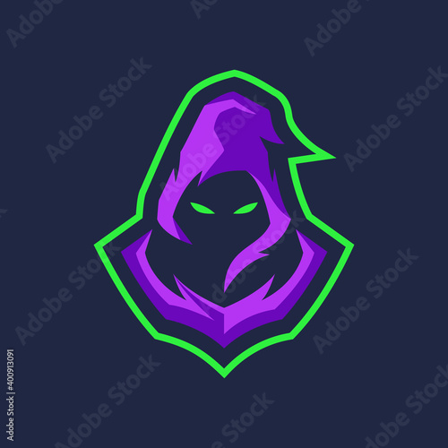 Ghost Phantom Mascot Logo