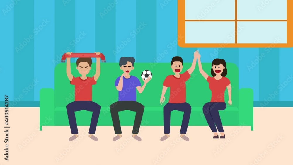 People support different team with opposite emotion People support different team with opposite emotion