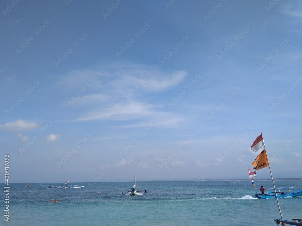 Fototapeta premium beach views in Pangandaran