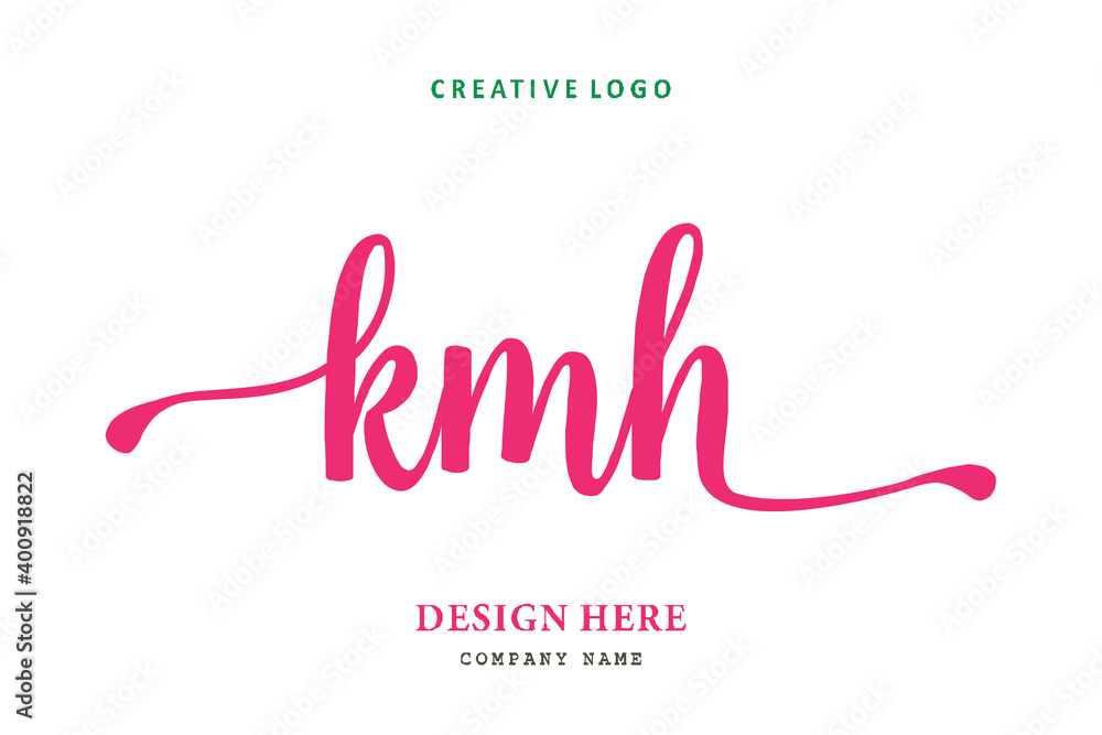 KMH lettering logo is simple, easy to understand and authoritative KMH lettering logo is simple, easy to understand and authoritative
