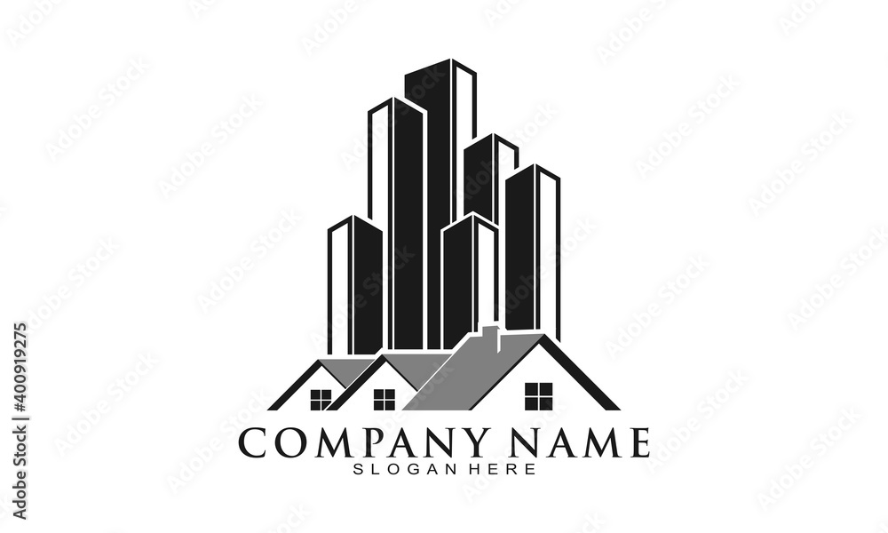 Obraz premium House for property illustration vector design