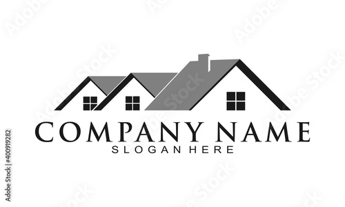 House for property illustration vector logo