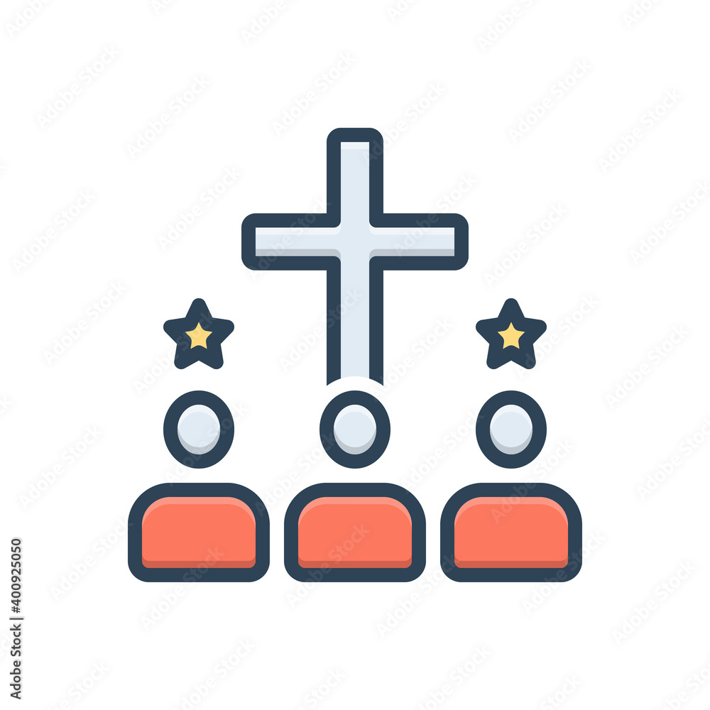 Obraz premium Color illustration icon for acquire