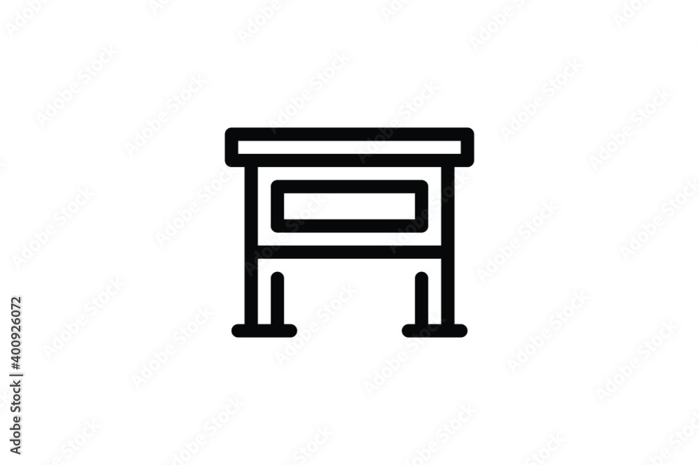 Real Estate Outline Icon - Cupboard Real Estate Outline Icon - Cupboard