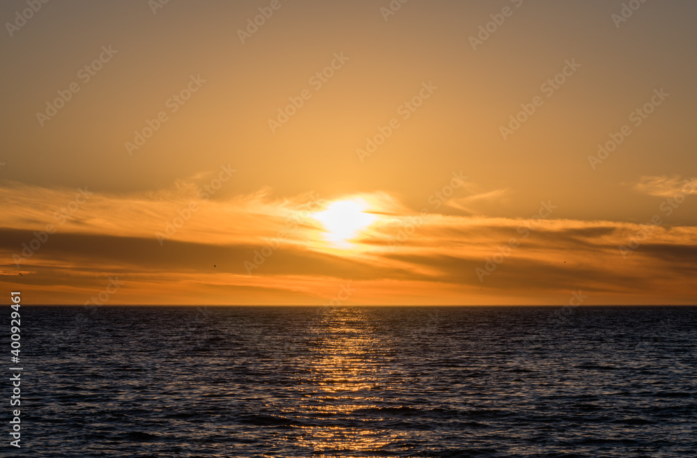 Beautiful Point Mugu sunset, Ventura County, Southern California