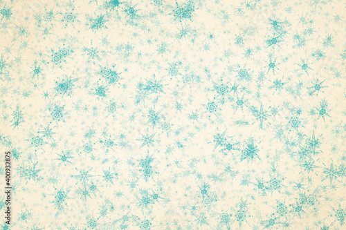 snowflakes on paper texture