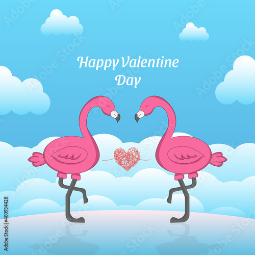 Valentine's day vector design concept © niloka studio