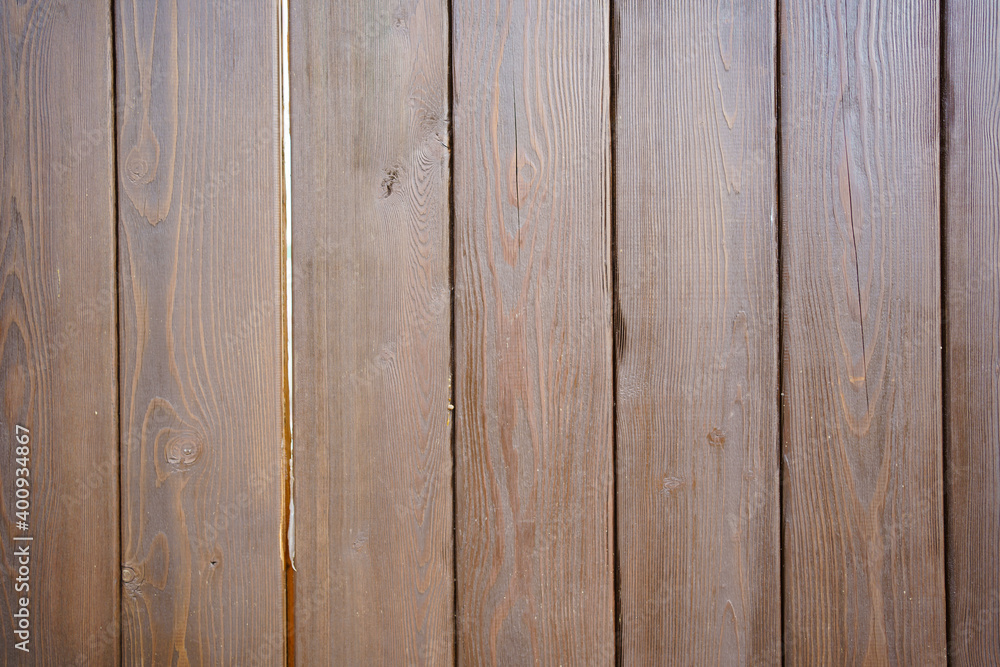 Naklejka premium brown wooden boards. background with the texture of a tree. 