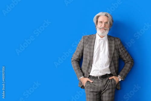 Portrait of senior business...