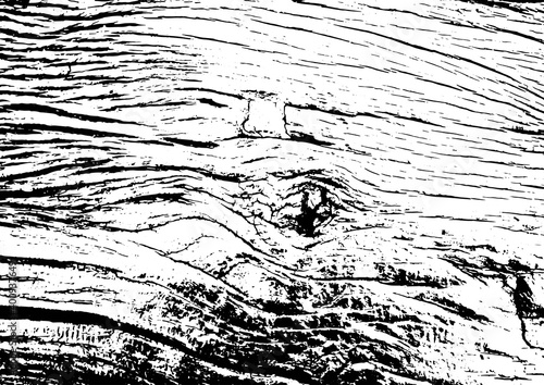 Vector Grunge distressed overlay wooden texture background.