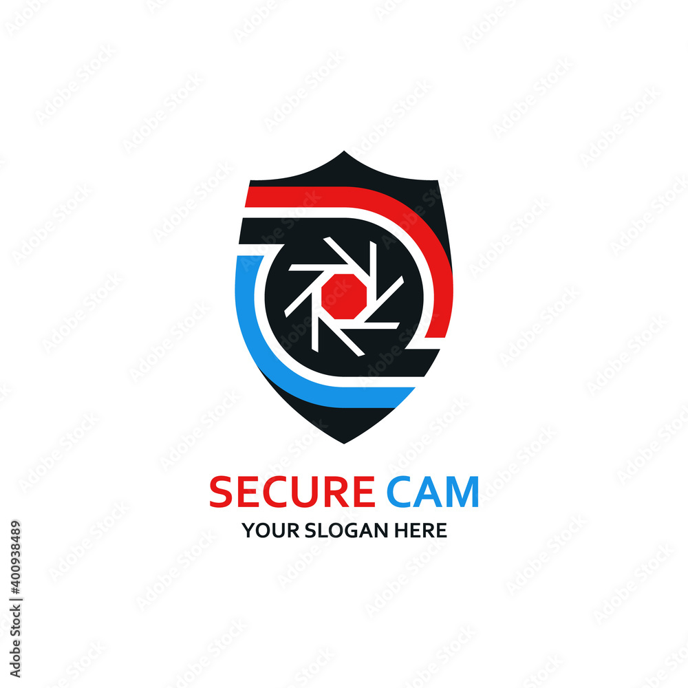Security camera abstract logo. Security camera abstract logo.