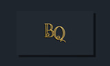 Minimal Inline style Initial BQ logo.