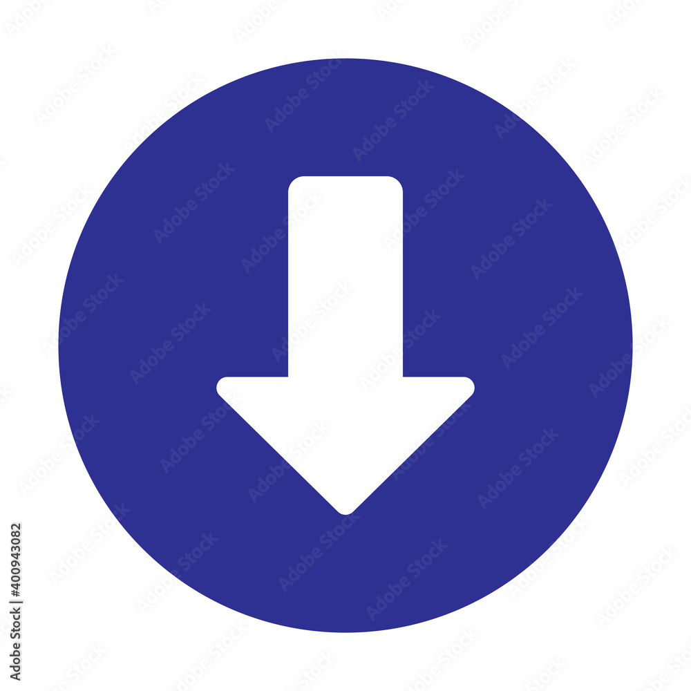 arrow down direction sign vector arrow down direction sign vector
