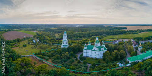 Mgarsky monastery from above..
