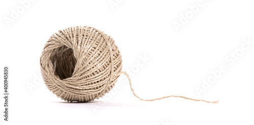 Ball of string isolated photo