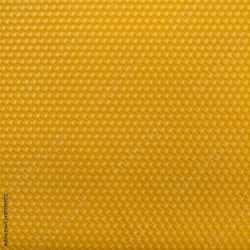 Seamless Honeycomb texture. Yellow geometric abstract background. Template.