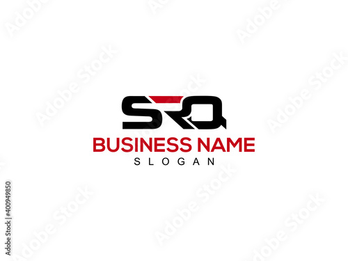 SRQ Letter Logo, srq logo icon vector stock