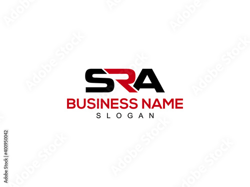 SRA Letter Logo, sra logo icon vector stock