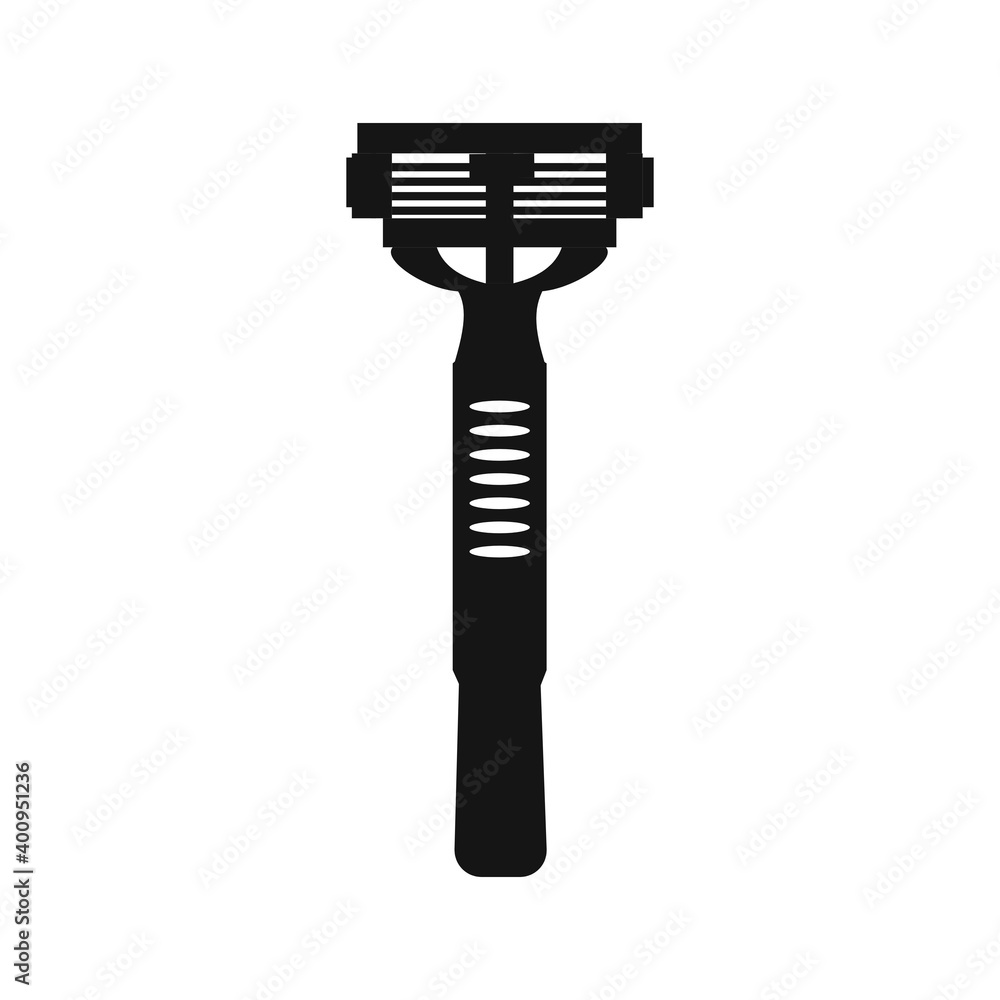 Naklejka premium Simple shaver icon Vector illustration