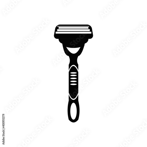 Simple icon of classic man shaver Vector illustration