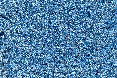 Textura de gravilla azul