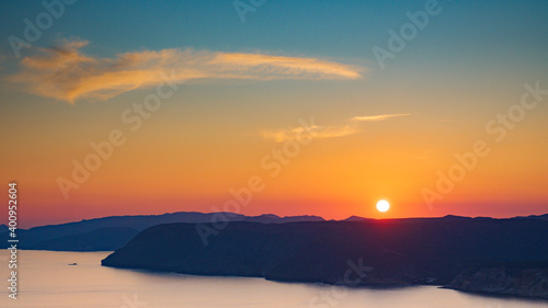 Coast landscape, Mesa Roldan headland Spain