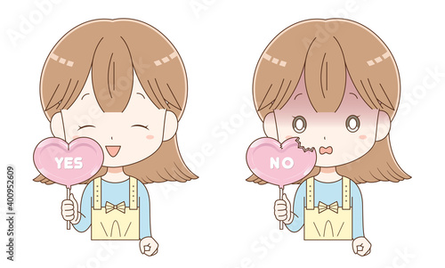 ルビーチョコレートを手に持った女の子3
