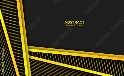 Design yellow and black abstract background