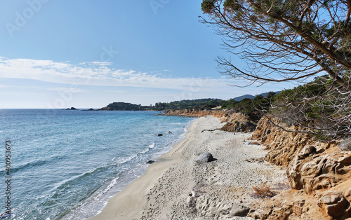 Fototapeta Naklejka Na Ścianę i Meble -  Is Piscadeddus beach, Villasimius, Cagliari, Sardinia, Italy