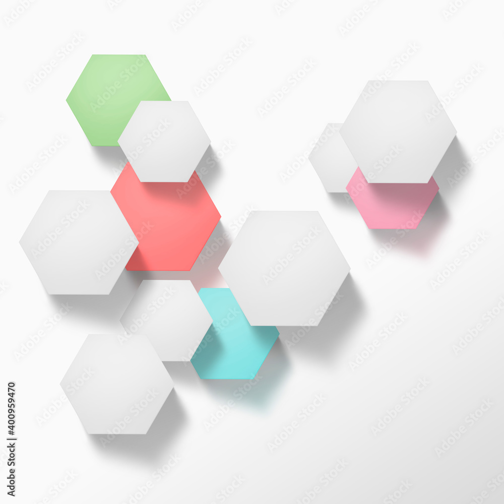 abstract background with hexagons pattern abstract background with hexagons pattern