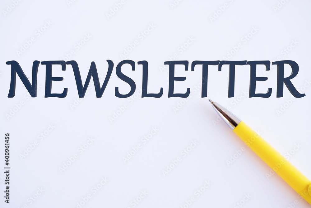 Conceptual hand writing showing Newsletter. Business photo text Bulletin periodically sent to subscribed members, white paper , copy space. Conceptual hand writing showing Newsletter. Business photo text Bulletin periodically sent to subscribed members, white paper , copy space.