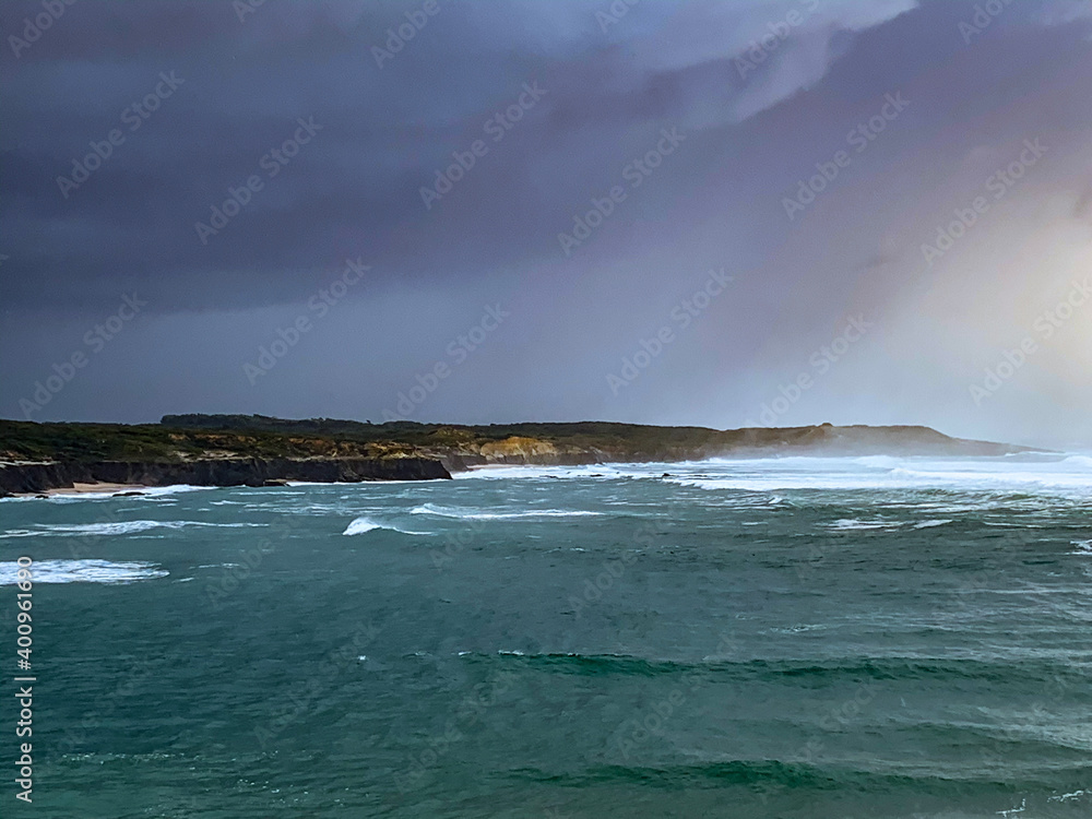 storm over the sea storm over the sea