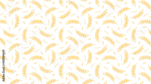 Wheat pattern wallpaper. oat symbol. rice sign. Rice pattern wallpaper.