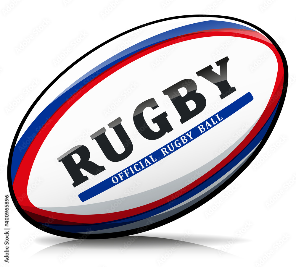 Vector rugby ball isolated illustration Vector rugby ball isolated illustration