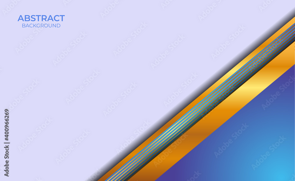 Abstract Modern Blue And Gold Abstract Modern Blue And Gold