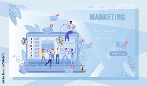 Digital Email Phishing Online Service Landing Page