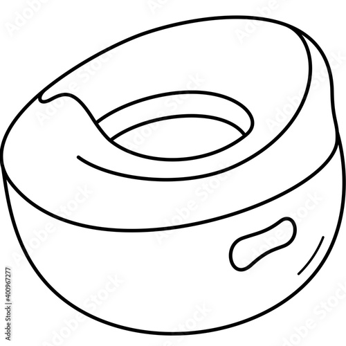Kids soft potty chair