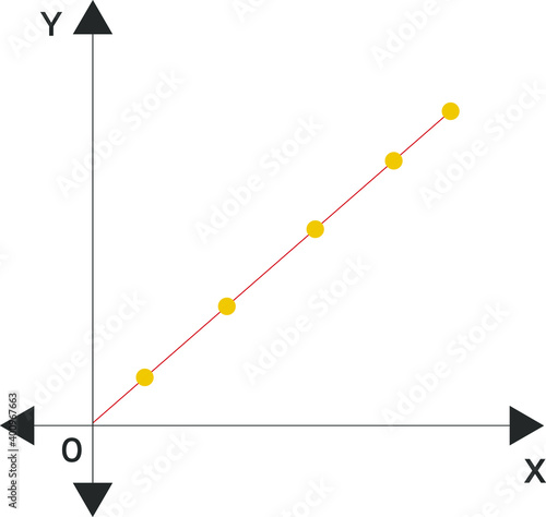 Vector illustration for Line Graph EPS10