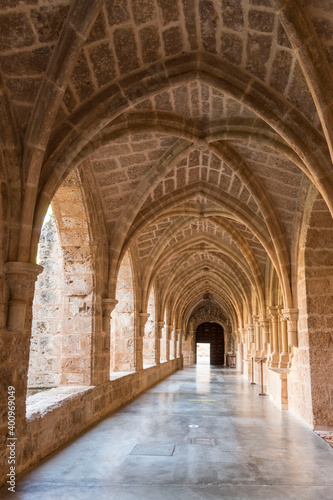 Mesmerizing shot of an ancient Piedra monastery in Nuevalos  Zaragoza  Spain