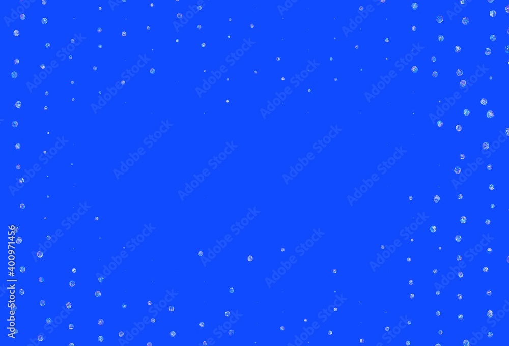 Light Pink, Blue vector pattern with spheres. Light Pink, Blue vector pattern with spheres.