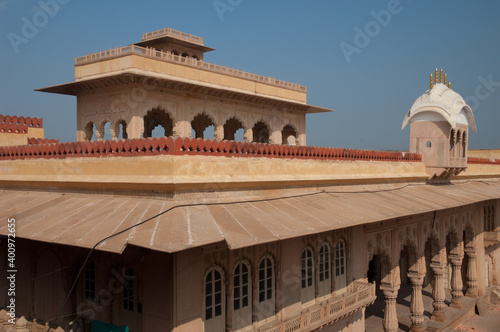 Palace inside the Lohagarh fort or iron fort. Bharatpur. Rajasthan. India. photo