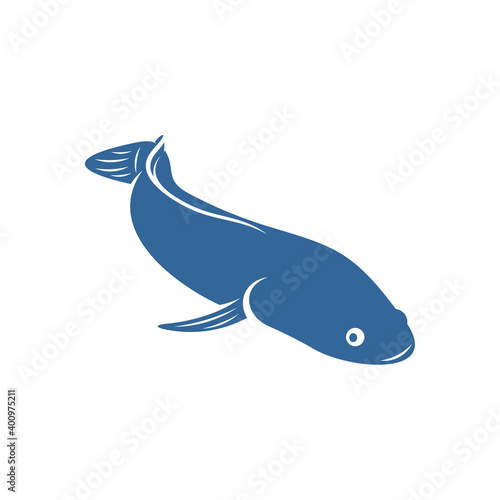 Fish Cork logo vector, Creative Fish Cork logo design concepts template, icon symbol, illustration