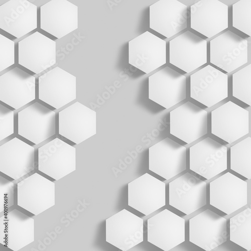 Fototapeta Naklejka Na Ścianę i Meble -  abstract hexagon pattern background