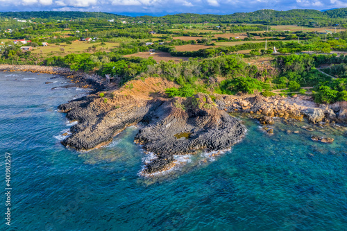 Ganh Da Dia or Dia stone at Phu Yen, Vietnam. Unesco heritage