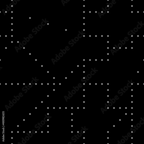 Dots seamless pattern. Mini circles ornament. Dot shapes motif. Circular figures backdrop. Spots background. Dotted wallpaper. Digital paper, textile print. Circle forms abstract. Vector illustration.